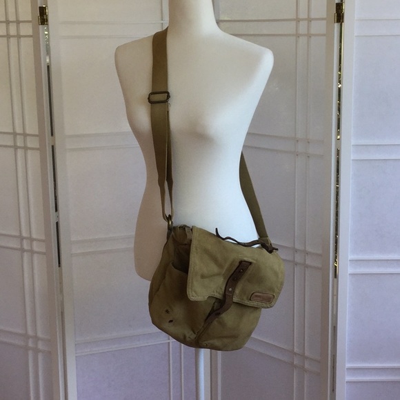 military style crossbody bag